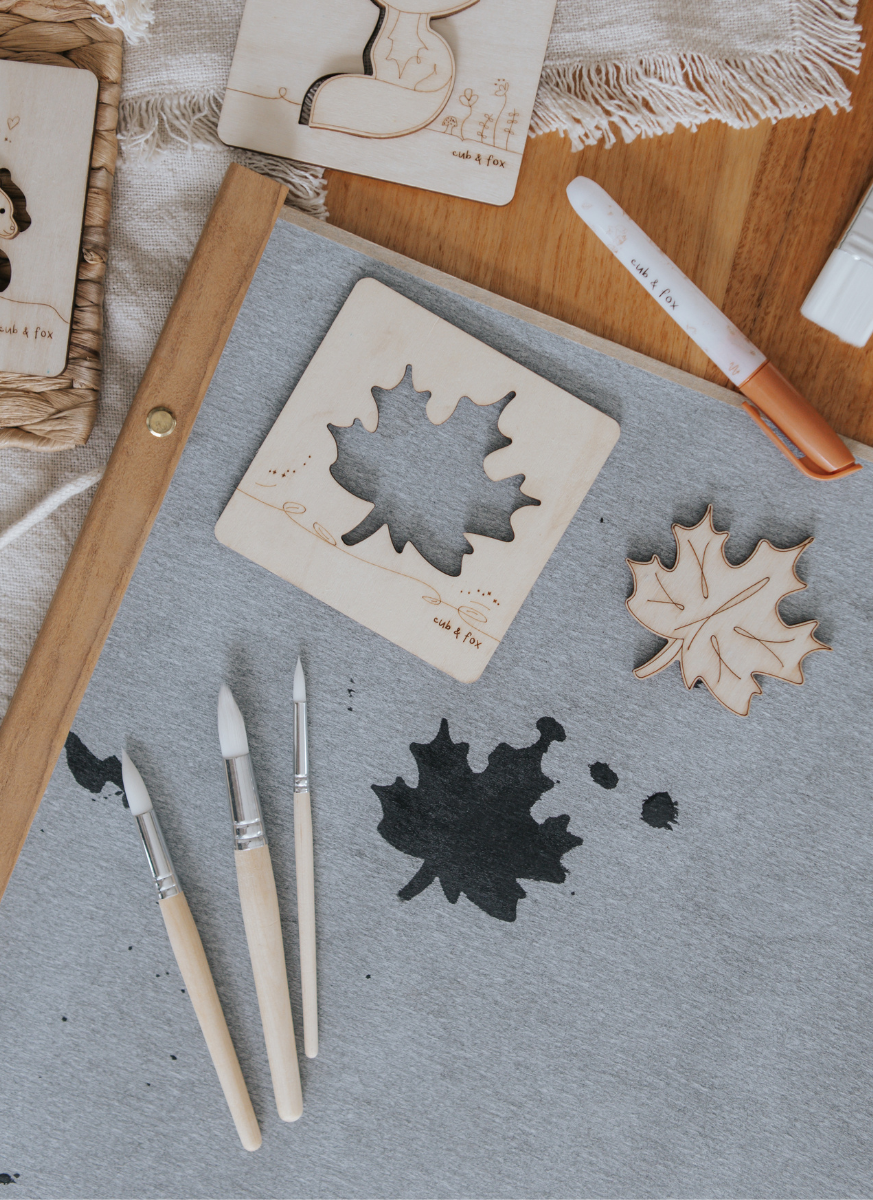 Stencil, Stamp + Spray Set