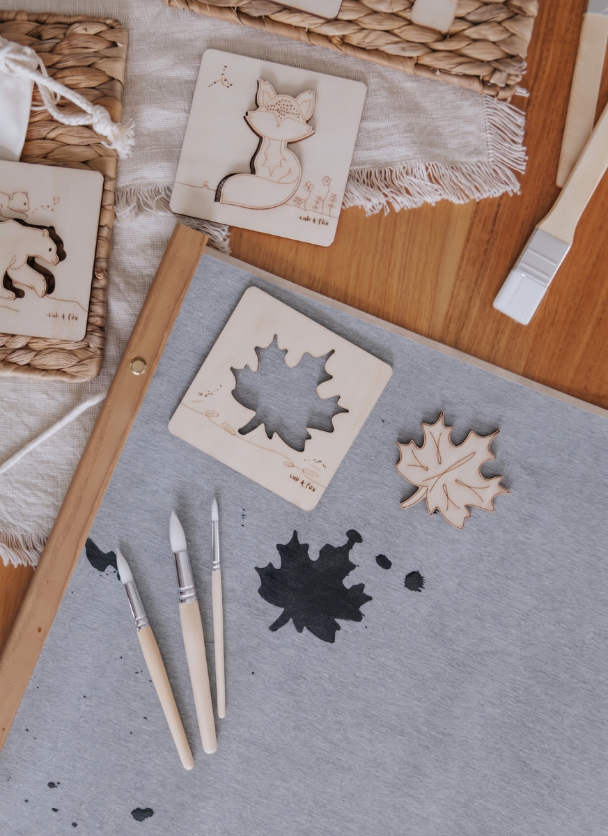 Woodland Stencil & Stamp Set
