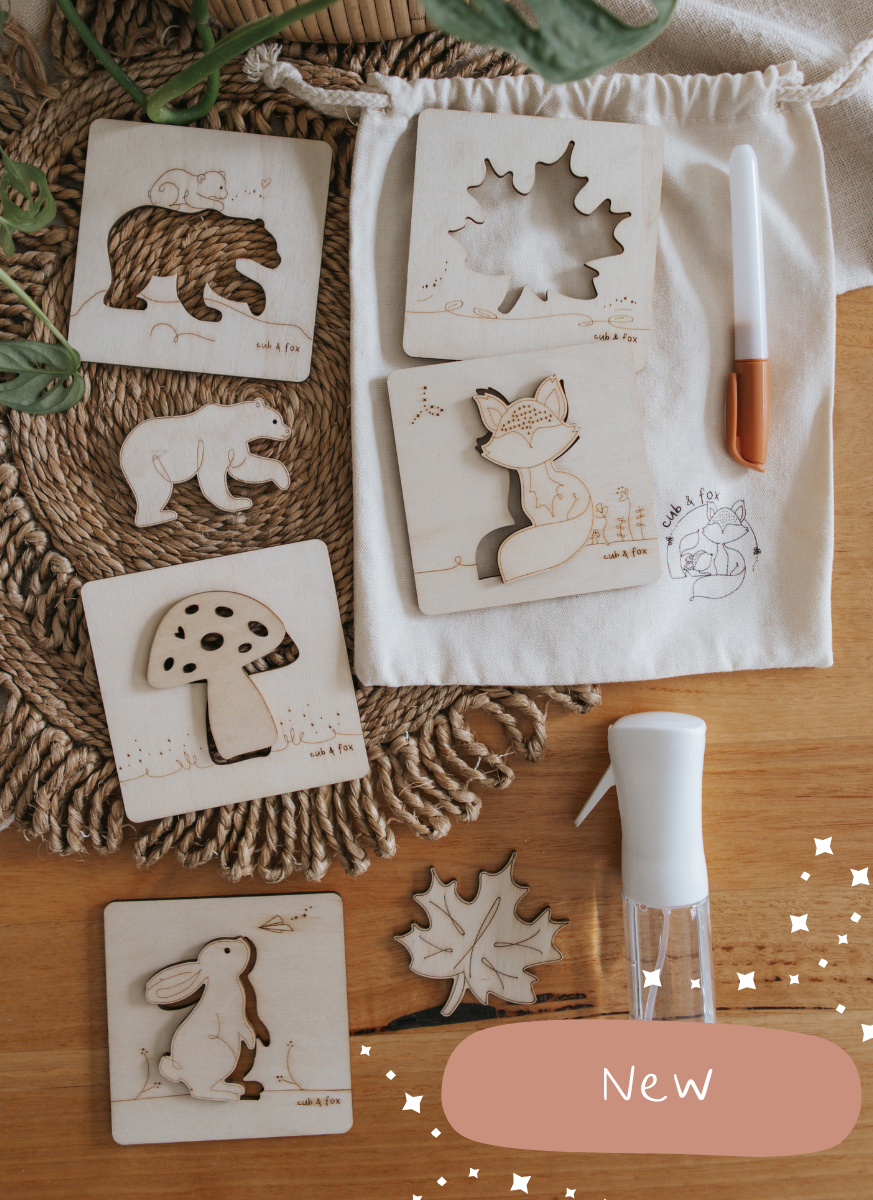 Stencil, Stamp + Spray Set