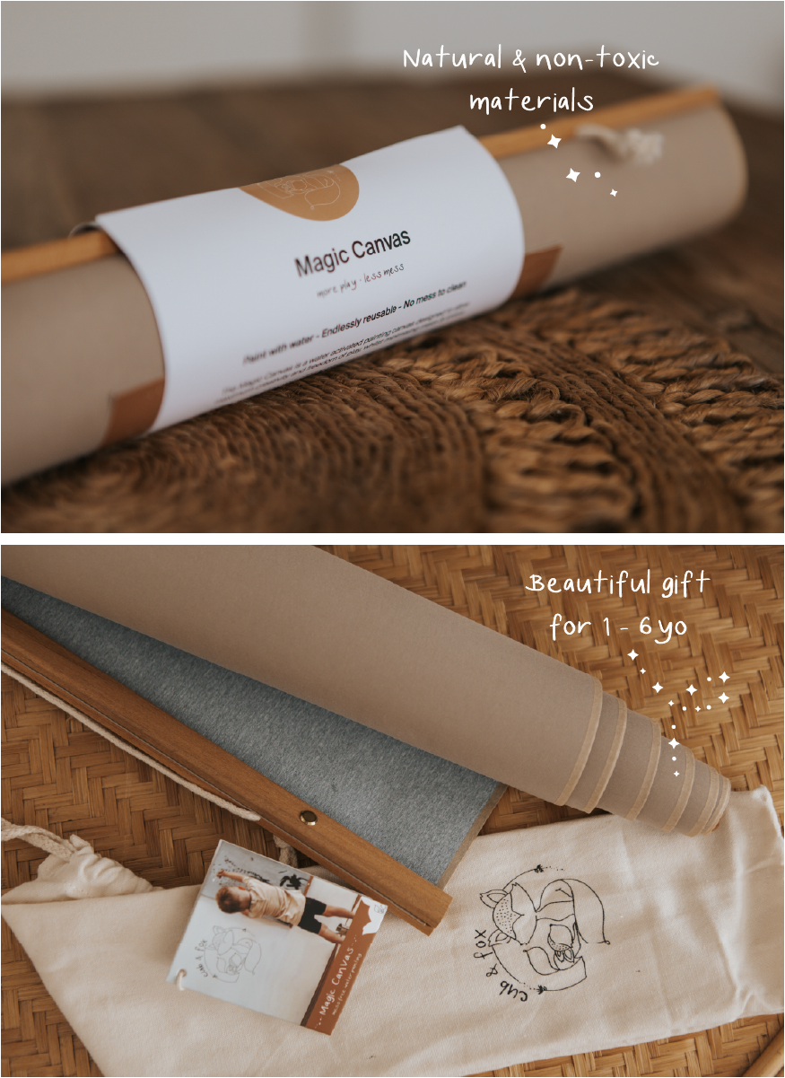 Magic Canvas + Brush Set: Paint with just water!