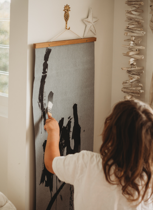 Magic Canvas & Brush Set: Paint with just water!