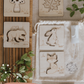 Stencil, Stamp & Spray Set