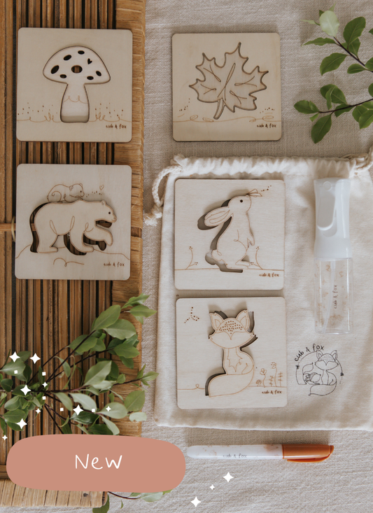 Stencil, Stamp & Spray Set