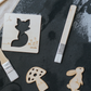 Woodland Stencil & Stamp Set
